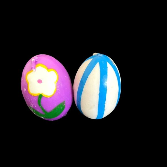 Candle Eggs Holiday Easter Bunny Rabbit Spring Color Dye Wax 10 Pack VTG  READ - Picture 7 of 8